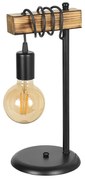 Настолна лампа КРАФТ, рустик, 1xE27