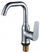 Стоящ смесител за умивалник "ЕММА" ICF 1005007 7113, месинг, хром, 24x14.9см