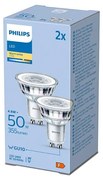 К-кт 2бр. LED крушки Philips GU10/4,6W/230V 2700K