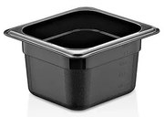Plast Port - Поликарбонатен гастронорм черен 1/6 h100мм 176х162мм 1.5л (PCP16100-B)(46116100)