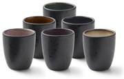 Черни керамични чаши в комплект 6 бр. за еспресо 100 ml Gastro Black/Mix – Bitz