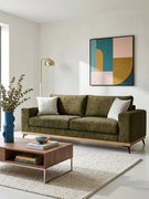 Триместен диван Dysine-Кипарис