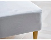 Бял еластичен чаршаф от органичен памук 180x200 cm Calm – Södahl