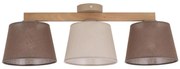 Brilagi - Повърхностно монтиран полилей LATTE SABIA 3xE27/15W/230V бор/микс