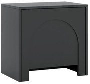 Нощно шкафче NIO в цвят антрацит