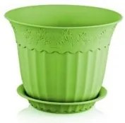 Саксия Антик - 36 х 28 см - Зелена