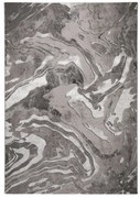 Сиво-сребърен килим 300x400 cm Marbled – Flair Rugs