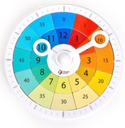 Classic world  -  Дървен образователен часовник