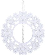 Solight 1V297 - LED коледен венец 10xLED/2xAA, топла бяла светлина