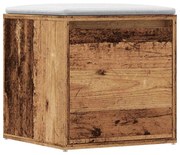 857039 vidaXL Кутия чекмедже Стара дървесина 40,5x40x40cm Инженерна дървесина