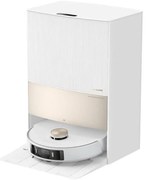 Прахосмукачка робот Dreame L20 Ultra Complete, 5300 Pa, 5200 mAh, 75W, До 300м2, 3D Картографиране, LDS сензор, Станция за зареждане, Автономия до 210 мин, Бял