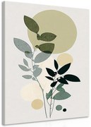 Картина на платно – Растения в бохо изпълнение