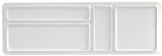 Horecano - Табла двустранна за хотелска козметика и консумативи бяла 325x106x11mm (411513IV)