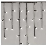 LED външен коледен гирлянд 100xLED, 2,5x0,9м, IP44, студено бяло