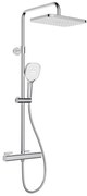 KFA Armatura 5756-910-00 - Душ комплект с термостатен смесител MALAGA, лъскав хром