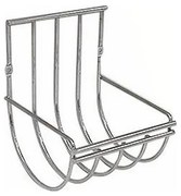 Държач за тоалетна хартия 12x12,5 см, хром с блясък