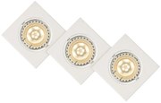 Lucide 11002/15/31 - К-кт 3x LED лампа за окачен таван FOCUS 3xGU10/5W/230V бял