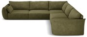 Зелен ъглов диван (променлив) Vanda - Mazzini Sofas