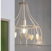 ONLI - Пендел LEONILDE 1xE27/15W/230V бежов