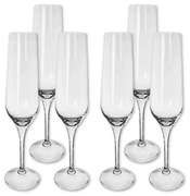 Чаши за шампанско в комплект от 6 чаши 195 ml Rebecca - Orion