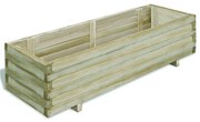 41661 vidaXL Повдигната леха, 120x40x30 см, дървена, правоъгълна