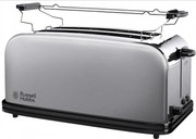 Тостер Russell Hobbs Adventure Oxford 21396-56, 1200W, 2 филии, 1 отвор, 6 нива на изпичане, Тава за трохи, Инокс