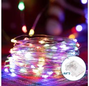 Aigostar - LED външен коледен гирлянд 100 LED, 8 функции, 10,3м, IP44, цветен