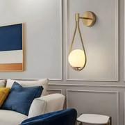 Аплик G094-1W GOLD WHITE