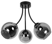 Плафон ЛАГО, черен/сив, 3xE27