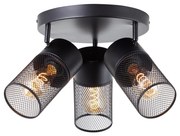 Brilliant - Точково осветително тяло KAMOLO 3xE27/40W/230V черно