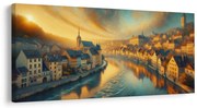 Картина на платно – Сияние на тихия град