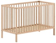 Детско креватче от масивен бор в естествен цвят 60x120 cm DINO – Vipack