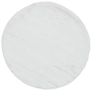 Бял килим , ⌀ 120 cm Teddy - Think Rugs