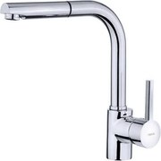 Стоящ смесител за кухня, TEKA ARES, Teka, 8421152086995, изтеглящ се душ и ъртящ се чучур