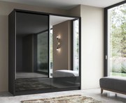 Плъзгащ Гардероб Ariadne-Black-204x62x214