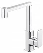 Смесител за кухня ICF 7163185, месингов, хром, с удължено рамо, 31.1x20см 