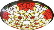 Brilagi - витражен таванен плафон в стил Tiffany GARLAN 2xE27/60W/230V
