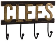 Дървена стойка за ключове, монтирана на стената - Antic Line