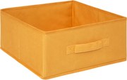 Кутия за съхранение 5five Mix & Modul, Кадифе, Жълта, 31x15 cm