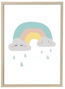 Плакат за стена в естествена рамка Рамка, 55 x 75 cm Saida - Bloomingville Mini