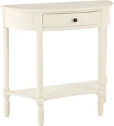 Бяла конзолна маса от масивен бор 33x81 cm Heritage – Premier Housewares