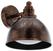 Eglo 33144 - Екстериорна Стенна лампа AIROLA 1xE27/40W/230V бронз IP44