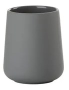 Сива порцеланова чаша за четки за зъби Nova One - Zone