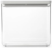 Кутия за съхранение Brabantia Tasty+ Stackable 1008876, 3.5 л, Силиконово уплътнение, Без BPA, Светлосив