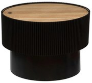 Холна маса atmosphera Enola, MDF, 55 cm - Черен