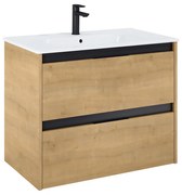 Конзолен шкаф за баня A852014464, с умивалник, 80.5х46х56.5см