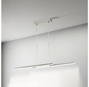 Eglo 33232 - LED RGBW димируем полилей на кабел FRAIOLI-C 2xLED/17W/230V матов хром