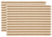 Платнена подложка за хранене 2 бр. 33x48 cm Statement Stripe - Södahl