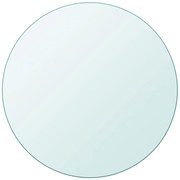 243629 vidaXL Темпериран стъклен плот за кръгла маса, 800 мм