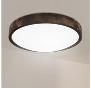 Brilagi - LED таванно осветително тяло CARVALHO SLIM SMOKEY LED/36W/230V, цвят дъб, Ø 37,5 см